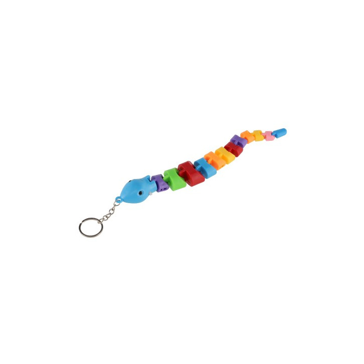 Prívesok jašterica/had/chameleón plast 28cm na batérie so svetlom mix farieb 48ks v boxe