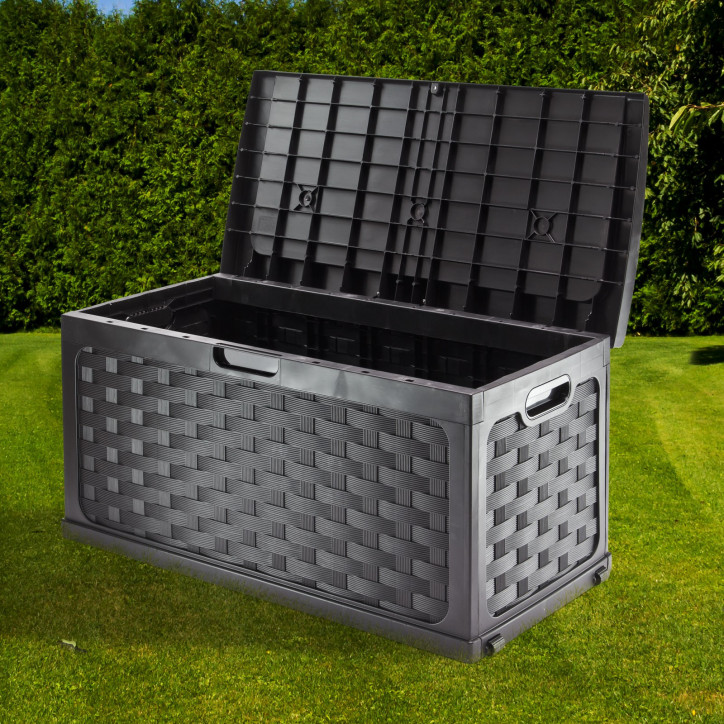 Úložný box 270 litrov Rattan, čierny Úložný box 270 litrov Rattan, čierny