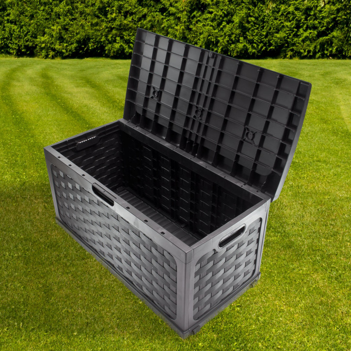 Úložný box 270 litrov Rattan, čierny Úložný box 270 litrov Rattan, čierny
