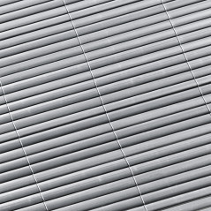Clona na plot, bambusová rohož z PVC 120x500 cm, šedá