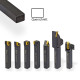 DEMA Sústružnícke nože na kov 8x10 mm, 7-dielna sada