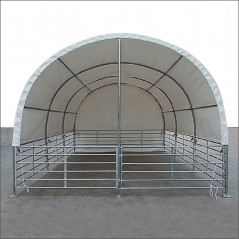 Mobilný prístrešok pre dobytok 4x6 m s plachtou