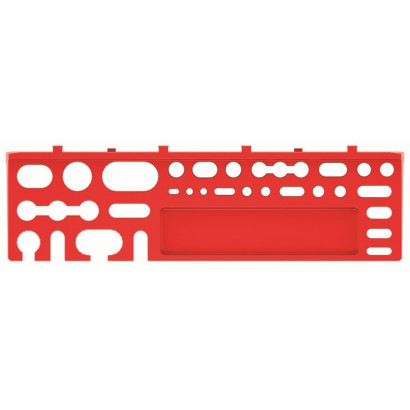 Súprava držiakov na náradie BINEER SHELFS 384x111 mm, červené, 2 ks