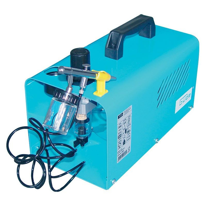 Bezolejový airbrush kompresor Güde PROFI-SET Bezolejový airbrush kompresor Güde PROFI-SET