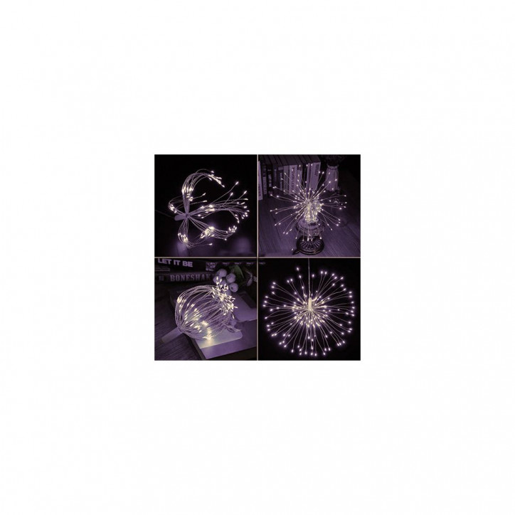LED Hviezda Supernova - 30cm, 100LED, 8 funkcií, IP44, teplá biela LED Hviezda Supernova - 30cm, 100LED, 8 funkcií, IP44, teplá biela