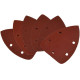 Güde Brúsny papier delta 140x102 mm, 2x K60, 2x K80, 2x K100