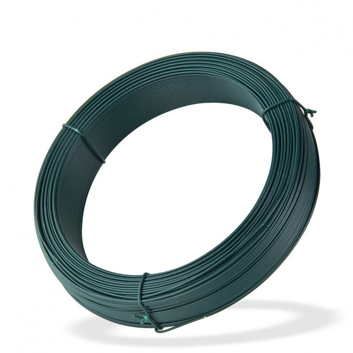Viazací drôt poplastovaný 1,4 mm, dĺžka 100 m, zelený