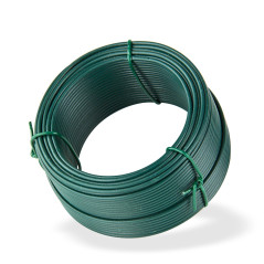 DEMA Viazací drôt poplastovaný 2,0 mm, dĺžka 25 m, zelený