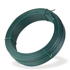 DEMA Viazací drôt poplastovaný 2,0 mm, dĺžka 100 m, zelený