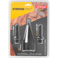 Štiepací kužeľ na drevo 42 mm Strend Pro, 2x adaptér