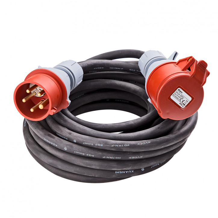 Predlžovací kábel IP44 H07RN-F 16A 5x2,5 mm2 10 m Predlžovací kábel IP44 H07RN-F 16A 5x2,5 mm2 10 m