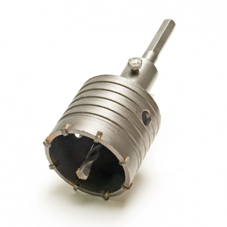 Vŕtacia korunka 65 mm s vrtákom a 6-hrannou stopkou Vŕtacia korunka 65 mm s vrtákom a 6-hrannou stopkou