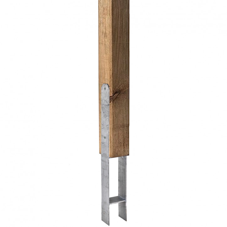 H-kotva na stĺpik 141x60x800 mm H-kotva na stĺpik 141x60x800 mm
