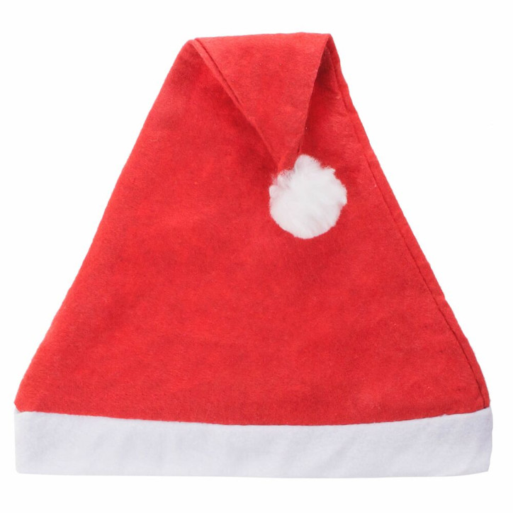 Vianočná čiapka s brmbolcom 27x36 cm Santa červená Vianočná čiapka s brmbolcom 27x36 cm Santa červená