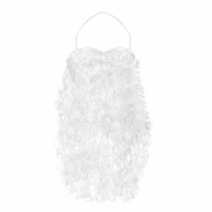 Fúzy Santa / Mikuláš 50 cm, biele