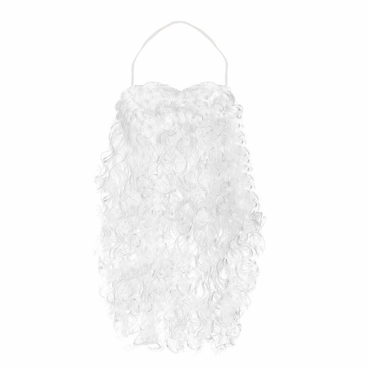 Fúzy Santa / Mikuláš 50 cm, biele Fúzy Santa / Mikuláš 50 cm, biele