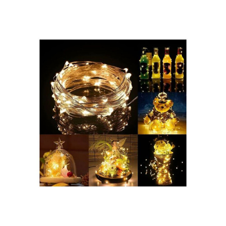 LED reťaz Nano - 2m, 20LED, 2xAA, teplá biela LED reťaz Nano - 2m, 20LED, 2xAA, teplá biela