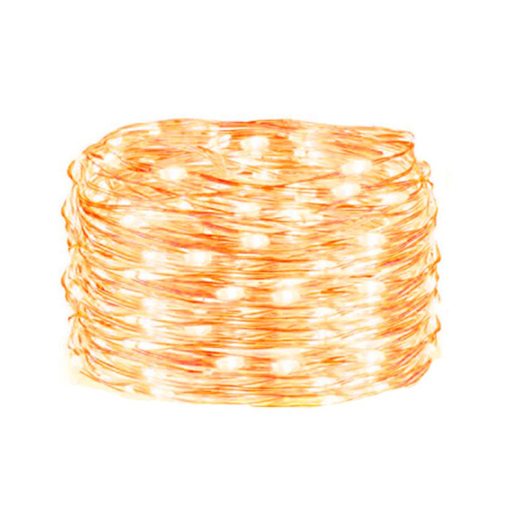LED reťaz Nano - 2m, 20LED, 2xAA, teplá biela LED reťaz Nano - 2m, 20LED, 2xAA, teplá biela