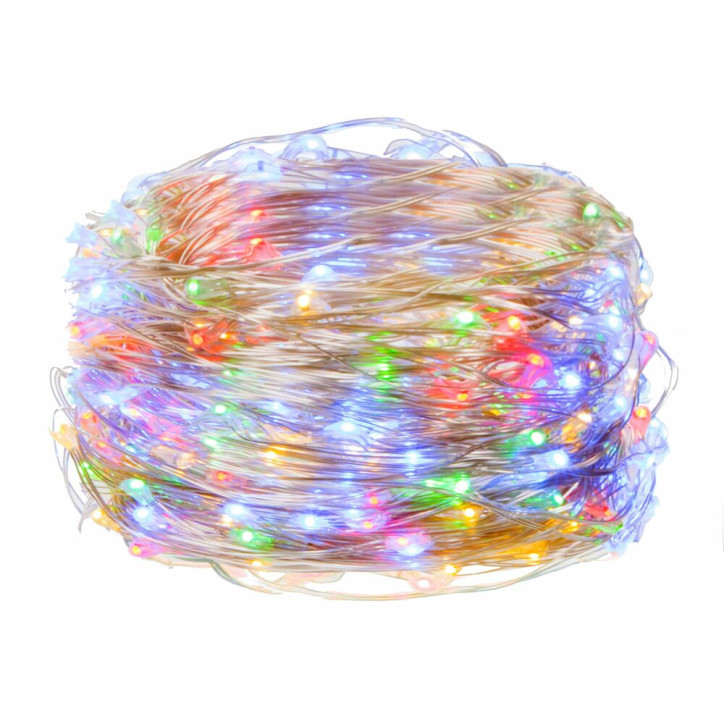 LED reťaz Nano - 20m, 200LED, 8 funkcií, IP44, multicolor LED reťaz Nano - 20m, 200LED, 8 funkcií, IP44, multicolor