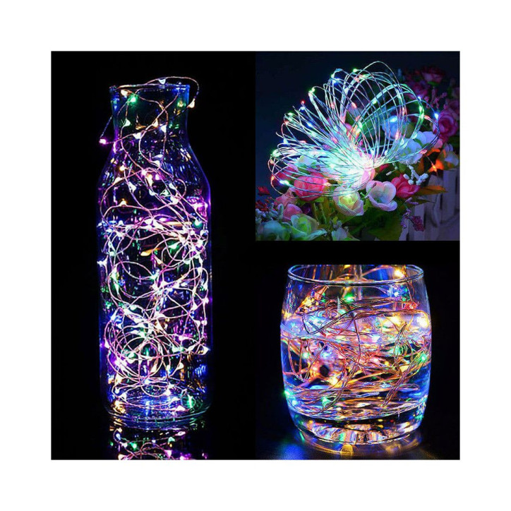 LED reťaz Nano - 20m, 200LED, 8 funkcií, IP44, multicolor LED reťaz Nano - 20m, 200LED, 8 funkcií, IP44, multicolor