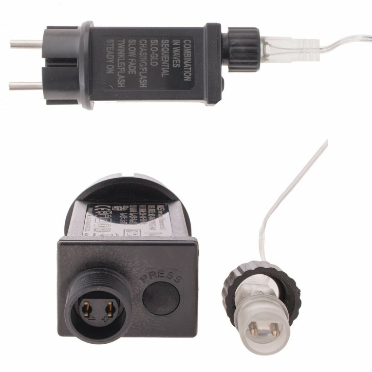 LED Nano Vodopád - 2m, 300LED, 8 funkcií, IP44, studená biela LED Nano Vodopád - 2m, 300LED, 8 funkcií, IP44, studená biela
