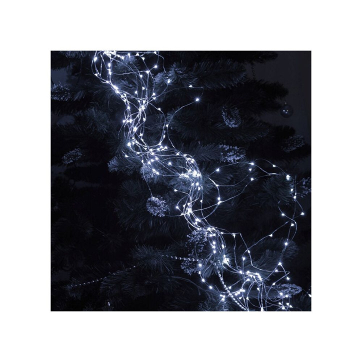 LED Nano Vodopád - 2m, 300LED, 8 funkcií, IP44, studená biela LED Nano Vodopád - 2m, 300LED, 8 funkcií, IP44, studená biela