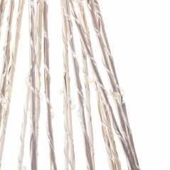 LED Hviezda Supernova - 30cm, 100LED, 8 funkcií, IP44, teplá biela