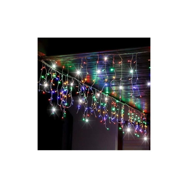LED kvaple - 22,5m, 500LED, IP44, multicolor + záblesky LED kvaple - 22,5m, 500LED, IP44, multicolor + záblesky