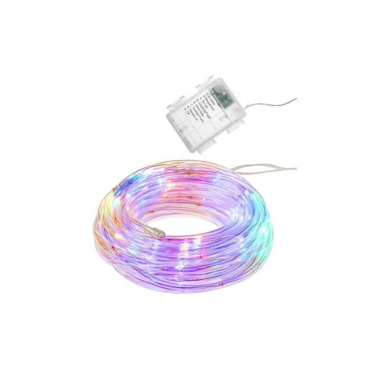 LED svetelná hadica - 5m, 50LED, 8 funkcií, 3xAA, IP44, multicolor LED svetelná hadica - 5m, 50LED, 8 funkcií, 3xAA, IP44, multicolor