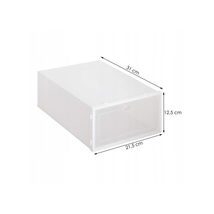 Úložný box 21x31x12 cm, priehľadný SPRINGOS HA3007 Úložný box 21x31x12 cm, priehľadný SPRINGOS HA3007