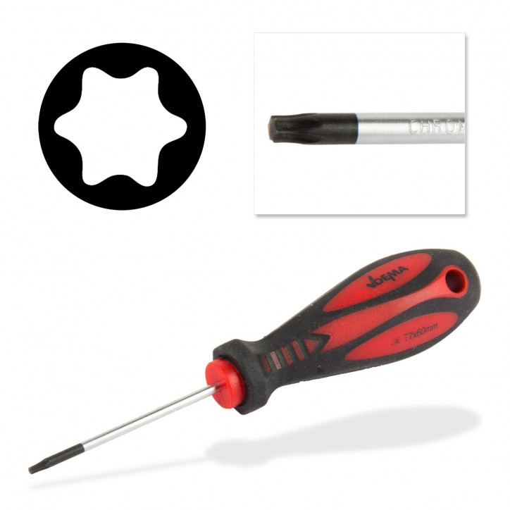Skrutkovač torx T7x3x60 Skrutkovač torx T7x3x60