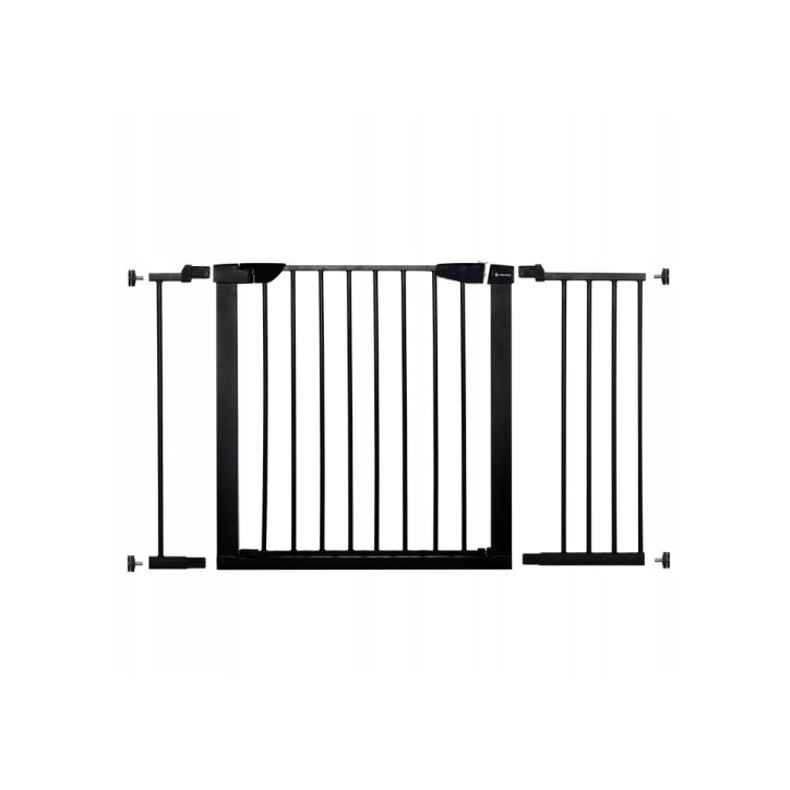 Detská zábrana nastaviteľná 75-117 cm SPRINGOS BabyLock čierna Detská zábrana nastaviteľná 75-117 cm SPRINGOS BabyLock čierna