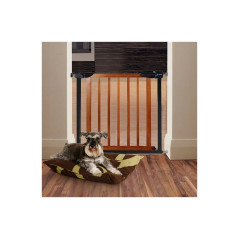 Detská zábrana nastaviteľná 75-138 cm SPRINGOS BabyLock hnedá