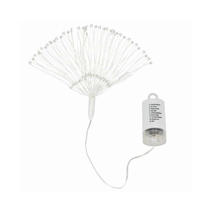 LED Hviezda Supernova - 30cm, 100LED, 8 funkcií, IP44, 4xAA teplá biela LED Hviezda Supernova - 30cm, 100LED, 8 funkcií, IP44, 4xAA teplá biela