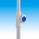 DEMA Plážový slnečník 180 cm UV30 Beach, žltý