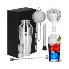 Barmanská sada 8 dielov, nerezová SPRINGOS AMBASADOR