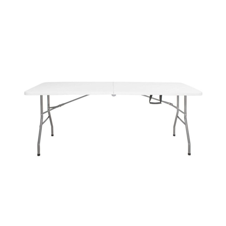 Cateringový stôl skladací 180x75 cm, biely SPRINGOS BANQUET