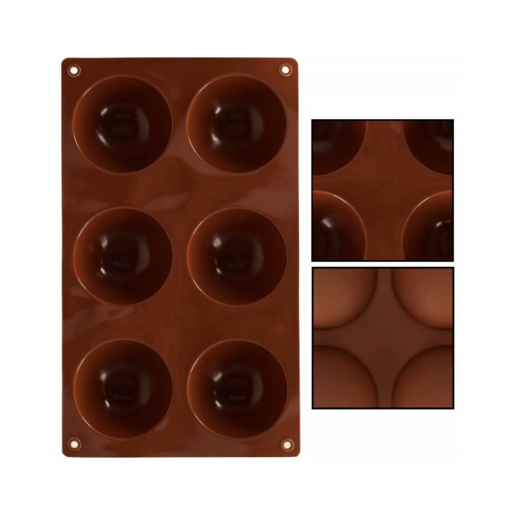 Silikónová forma na pečenie SPRINGOS CAKE M hnedá Silikónová forma na pečenie SPRINGOS CAKE M hnedá