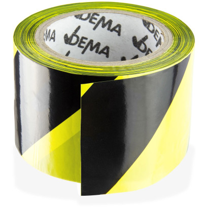 Výstražná páska 100 m, žlto-čierna