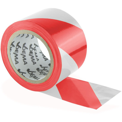 DEMA Výstražná ohraničovacia páska 100 m, červeno-biela