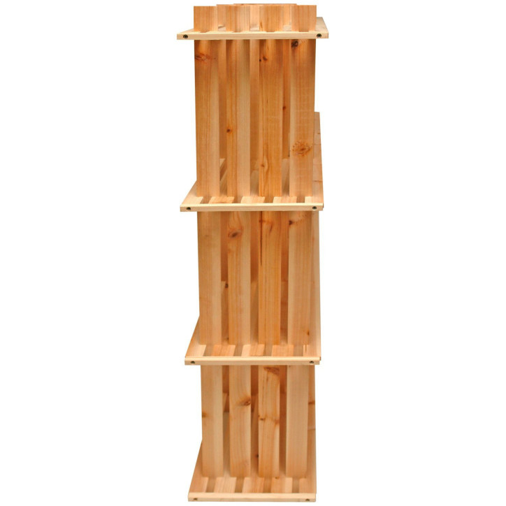Drevený regál s 9 priečinkami 113x27x110 cm