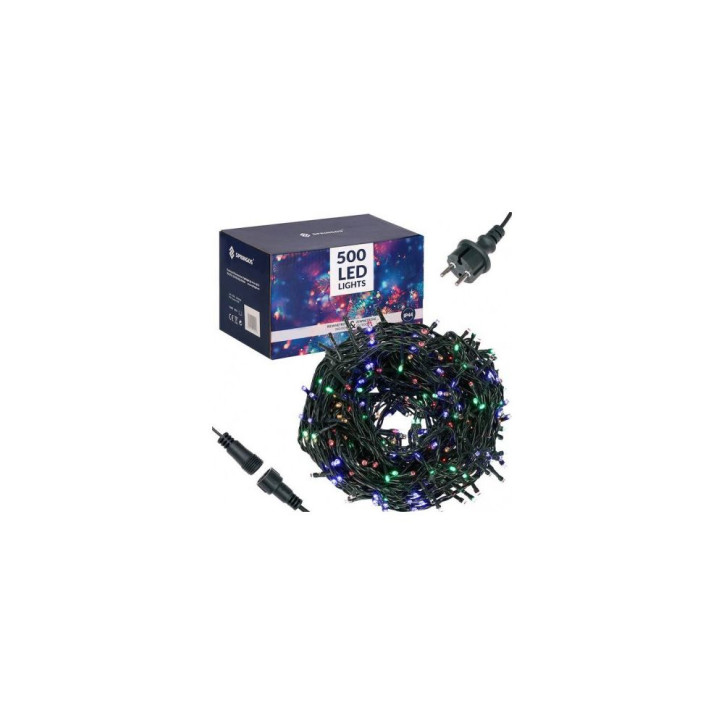 LED svetelná reťaz - 31,5m, 500LED, IP44, multicolor LED svetelná reťaz - 31,5m, 500LED, IP44, multicolor