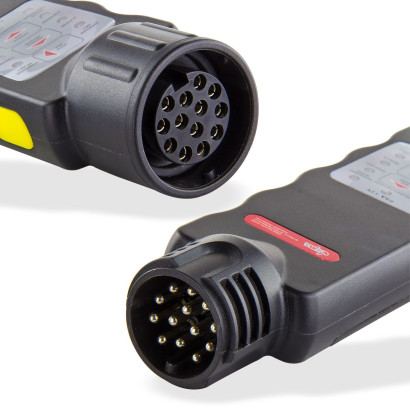 Skúšačka osvetlenia pre autoprívesy 12 V / 13 pin