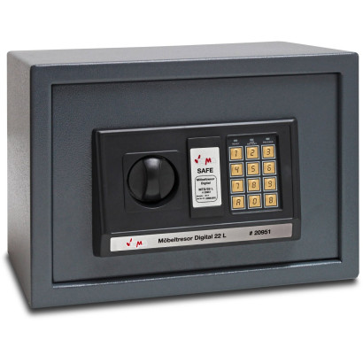 DEMA Digitálny trezor 35x25x25 cm 22 litrov