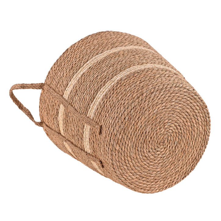 Pletený košík z morskej trávy s fóliou 45 cm Seasons