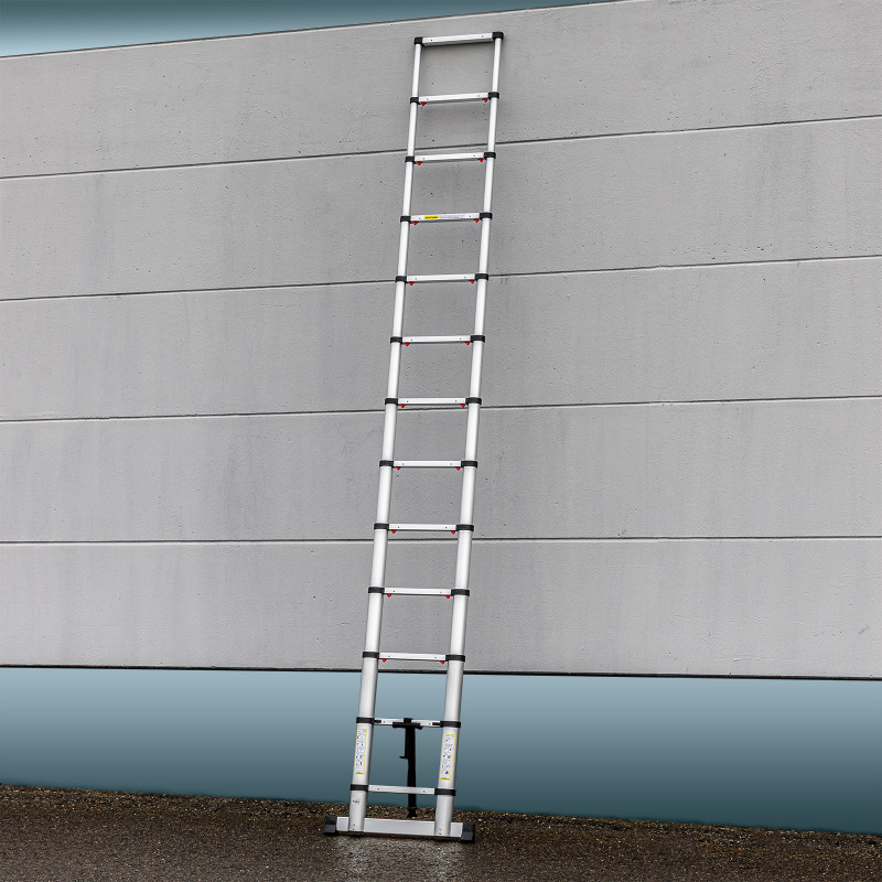 Hliníkový teleskopický rebrík 3,8 m Hliníkový teleskopický rebrík 3,8 m