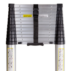 Hliníkový teleskopický rebrík 3,8 m