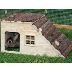 Domček pre králiky s rampou KERBL 50x25x25 cm