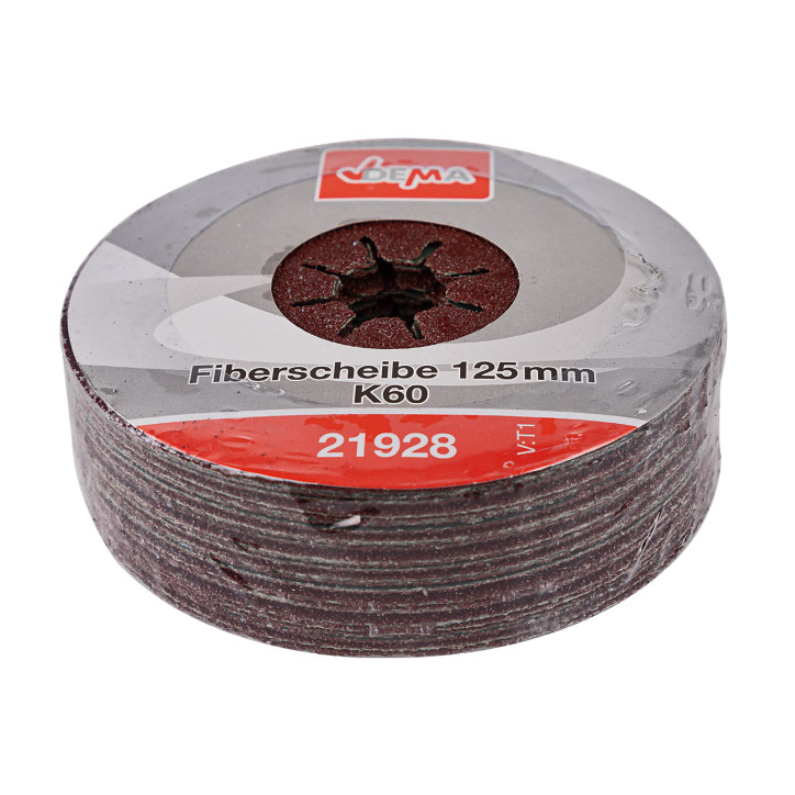 Fíbrový brúsny kotúč 125 mm K60, 25 ks Fíbrový brúsny kotúč 125 mm K60, 25 ks