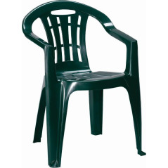 Plastová stolička  Mallorca tmavo zelená